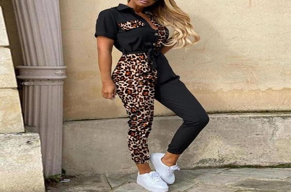 elegant letter print jumpsuit women leopard patchwork deep v neck button shirt overall short sleeve office one piece romper916014024, Black;white
elegant letter print jumpsuit women leopard patchwork deep v neck button shirt overall short sleeve office one piece romper916014024, Black;white