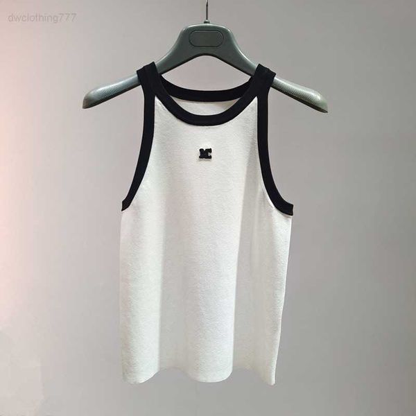 mc high order 2023 spring/summer new sleeveless knitted tank round neck letter slim fit versatile pullover for women, White
mc high order 2023 spring/summer new sleeveless knitted tank round neck letter slim fit versatile pullover for women, White