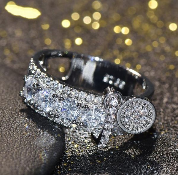 brand band luxury diamond key rings jewelry 925 sterling silver white clear z cz for women wedding vintage ring1310221, Slivery;golden
brand band luxury diamond key rings jewelry 925 sterling silver white clear z cz for women wedding vintage ring1310221, Slivery;golden