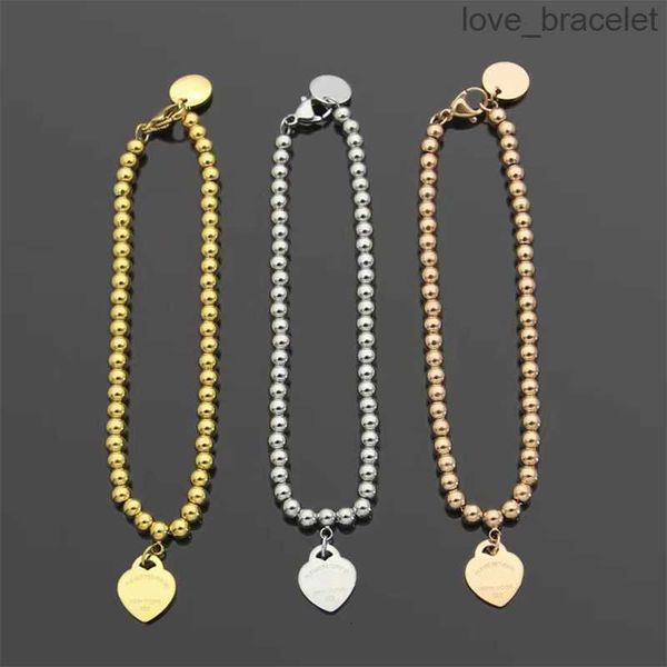 2022 new bead chain heart charm bracelet luxury brand designer bracelet women's jewelry fashion classic stainless steel t bracelets chr, Black
2022 new bead chain heart charm bracelet luxury brand designer bracelet women's jewelry fashion classic stainless steel t bracelets chr, Black