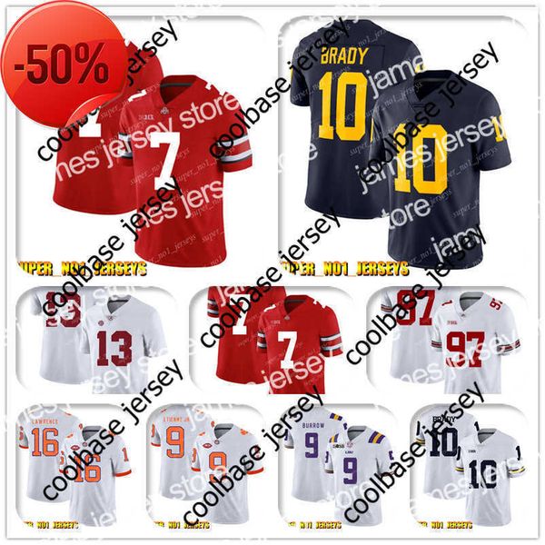 football jerseys ncaa 7 dwayne haskins jr 10 tom brady michigan wolverines college football jersey joe burrow a.j. green andy dalton john, Black;red
football jerseys ncaa 7 dwayne haskins jr 10 tom brady michigan wolverines college football jersey joe burrow a.j. green andy dalton john, Black;red