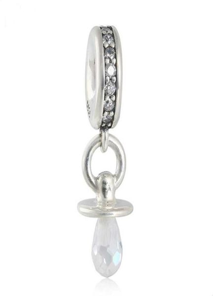 new 925 sterling silver baby pacifier pave clear crystal soother nipple dangle charm beads fit brand bracelet diy jewelry accessor1736101, Black
new 925 sterling silver baby pacifier pave clear crystal soother nipple dangle charm beads fit brand bracelet diy jewelry accessor1736101, Black