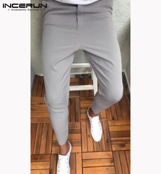 incerun casual men pants button slim fit joggers pencil trousers men solid color fashion business pants pantalon streetwear2728676, Black
incerun casual men pants button slim fit joggers pencil trousers men solid color fashion business pants pantalon streetwear2728676, Black