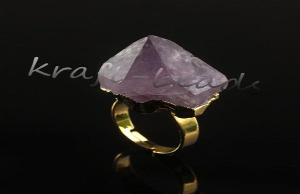 whole 10pcs charms gold plated natural amethyst quartz crystal druzy gemstone random shape healing stone adjustable finger rin8916521, Golden;silver
whole 10pcs charms gold plated natural amethyst quartz crystal druzy gemstone random shape healing stone adjustable finger rin8916521, Golden;silver