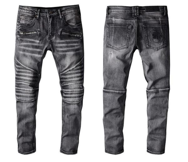 black man skinny jeans designer grey fit rip skull slim biker for mens denim distress cult rapper street zipper pocket long straig8035217, Blue
black man skinny jeans designer grey fit rip skull slim biker for mens denim distress cult rapper street zipper pocket long straig8035217, Blue