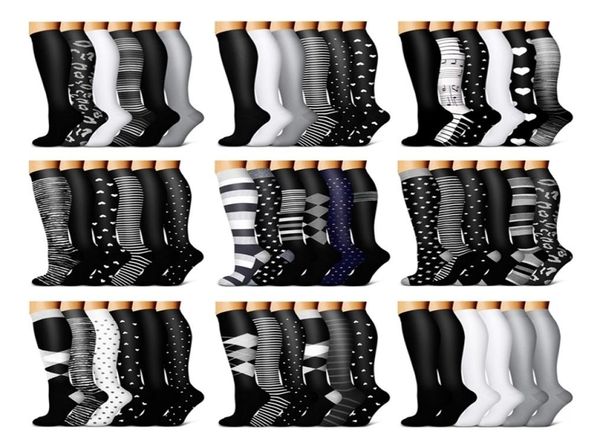 5 6 pairs men and women compression socks circulation recovery varicose veins nursing travel running hiking sports 2205188388081, Black
5 6 pairs men and women compression socks circulation recovery varicose veins nursing travel running hiking sports 2205188388081, Black