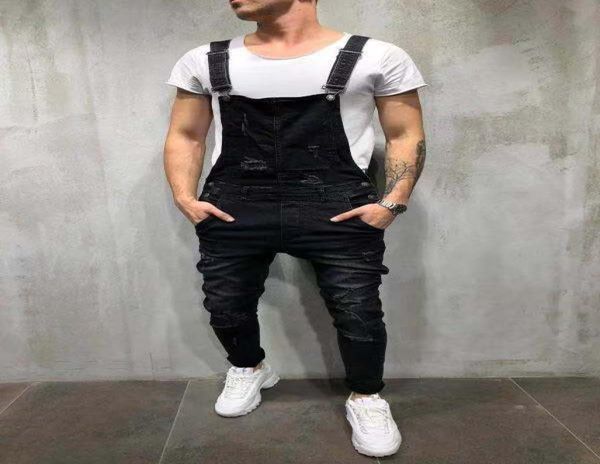 pantalones jean hombre 2019 dungarees men bib pants solid color destroyed jeans hole slim fit denim jumpsuit men ripped jeans1799784, Blue
pantalones jean hombre 2019 dungarees men bib pants solid color destroyed jeans hole slim fit denim jumpsuit men ripped jeans1799784, Blue