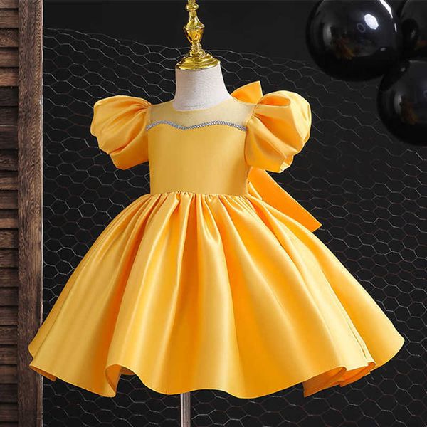 girl's dresses baby girls princess dress toddler kids easter costume puff sleeve evening party gown teens children 2022 new year clothe, Red;yellow
girl's dresses baby girls princess dress toddler kids easter costume puff sleeve evening party gown teens children 2022 new year clothe, Red;yellow