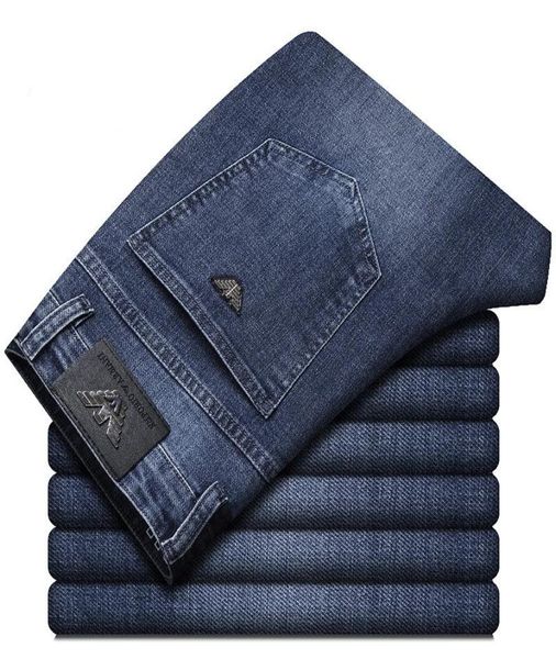 men039s jeans spring cotton slim elastic ltaly eagle brand fashion business trousers classic style denim pants male3044295, Blue
men039s jeans spring cotton slim elastic ltaly eagle brand fashion business trousers classic style denim pants male3044295, Blue