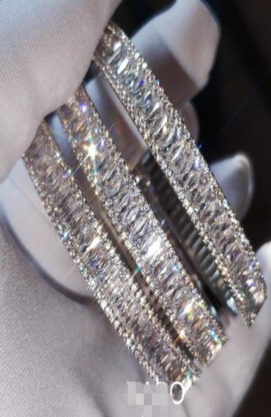 choucong new arrival stunning luxury jewelry 925 sterling silver fill full princess cut white z bracelet wedding bangle for wo7729497, Black
choucong new arrival stunning luxury jewelry 925 sterling silver fill full princess cut white z bracelet wedding bangle for wo7729497, Black