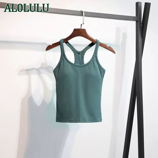 al0lulu women's yoga clothing vest with chest pad long outerwear fitness beautiful back running tight-fitting naked sports top
al0lulu women's yoga clothing vest with chest pad long outerwear fitness beautiful back running tight-fitting naked sports top