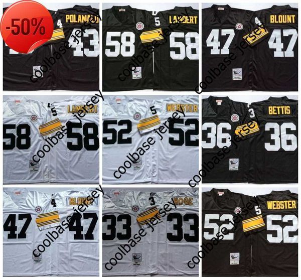 ncaa 75th mitchell ness vintage football jersey 36 jerome bettis jerseys 43 troy polamalu 58 jack lambert 33 merril hoge 47 mel blount 52 mi, Black;red
ncaa 75th mitchell ness vintage football jersey 36 jerome bettis jerseys 43 troy polamalu 58 jack lambert 33 merril hoge 47 mel blount 52 mi, Black;red