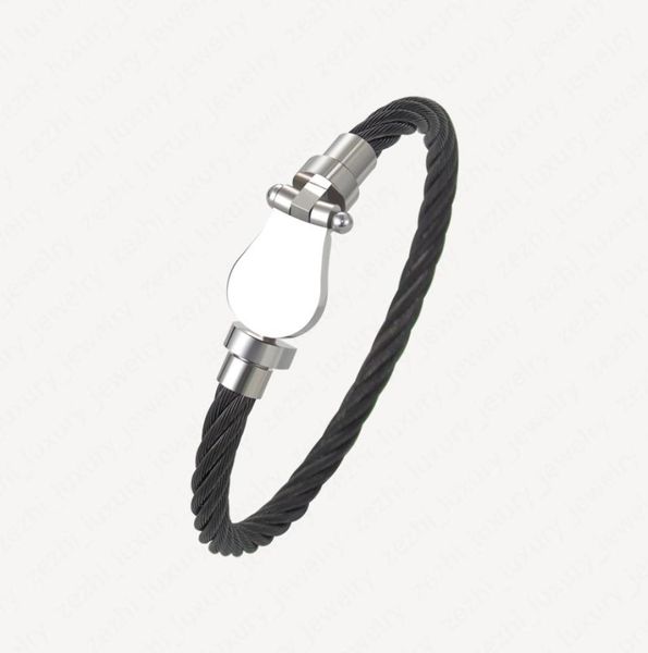 fashion horseshoe screw bracelet 18k white gold plated black stainless steel bracelets bangles for men women gift accessories with4435196, Golden;silver
fashion horseshoe screw bracelet 18k white gold plated black stainless steel bracelets bangles for men women gift accessories with4435196, Golden;silver