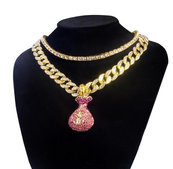 pendant necklaces hip hop gold lucky bag 18quot full iced out cz miami cuban chain 1 row 16quot tennis men necklace jewelry3872300, Silver
pendant necklaces hip hop gold lucky bag 18quot full iced out cz miami cuban chain 1 row 16quot tennis men necklace jewelry3872300, Silver