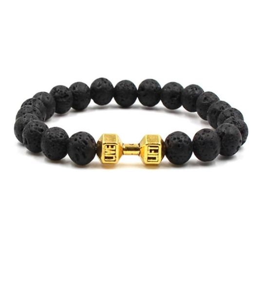 lava rock dumbbell bracelet men 8mm frosted bracelets fashion luxury designer jewelry bracelet women bracelet gift7337173, Golden;silver
lava rock dumbbell bracelet men 8mm frosted bracelets fashion luxury designer jewelry bracelet women bracelet gift7337173, Golden;silver