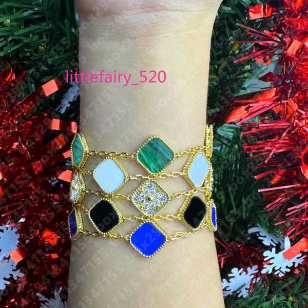 fashion classic 4/4 leaf clover bracelet 18k gold onyx shell mother of pearl women girls wedding mother's day jewellery women gifts, Golden;silver
fashion classic 4/4 leaf clover bracelet 18k gold onyx shell mother of pearl women girls wedding mother's day jewellery women gifts, Golden;silver