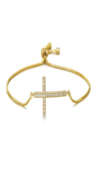 classic cubic zirconia cross charm bracelets for women adjustable copper chain bracelet bangle jewelry5035521, Golden;silver
classic cubic zirconia cross charm bracelets for women adjustable copper chain bracelet bangle jewelry5035521, Golden;silver