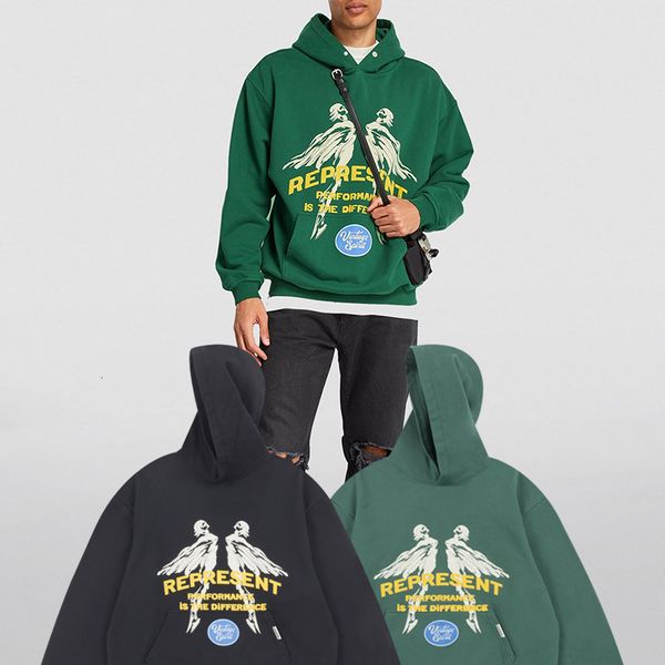 men's hoodies sweatshirts vintage spirit hoodie angel foam print high street cotton oversize quality men's and women's loose, Black
men's hoodies sweatshirts vintage spirit hoodie angel foam print high street cotton oversize quality men's and women's loose, Black