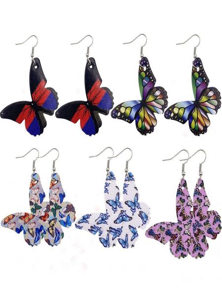 bohemia design butterfly printed pu leather earrings for women girl fashion waterdrop double side dangle drop earrings party jewel3254987, Silver
bohemia design butterfly printed pu leather earrings for women girl fashion waterdrop double side dangle drop earrings party jewel3254987, Silver