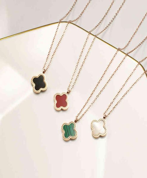 clover necklace female simple titanium steel chain 18k rose gold neck net red jewelry4658976, Silver
clover necklace female simple titanium steel chain 18k rose gold neck net red jewelry4658976, Silver