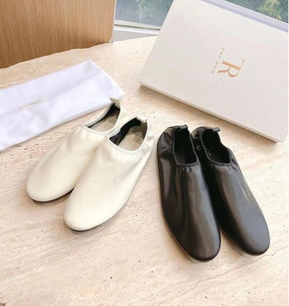 the row women ozzy slippers designer fashion mary jane single shoes soft leather high-quality ballet shoes 35-40, Black
the row women ozzy slippers designer fashion mary jane single shoes soft leather high-quality ballet shoes 35-40, Black