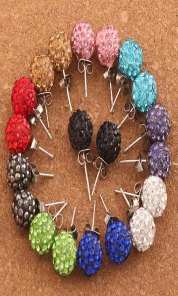 30pairslot 10mm pave disco ball round beads czech crystal studs 10colors new earrings hip hop65601887534555, Golden;silver
30pairslot 10mm pave disco ball round beads czech crystal studs 10colors new earrings hip hop65601887534555, Golden;silver