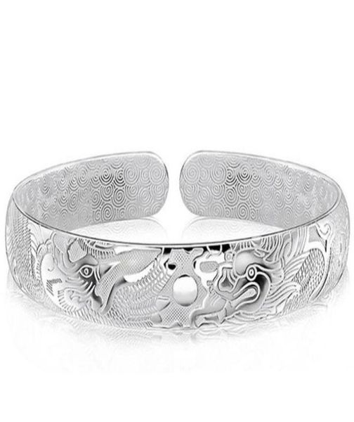 dragon bangles for men women boy new chinese style 925 sterling silver open bangles white gold plated charms bracelet 4052920, Black
dragon bangles for men women boy new chinese style 925 sterling silver open bangles white gold plated charms bracelet 4052920, Black