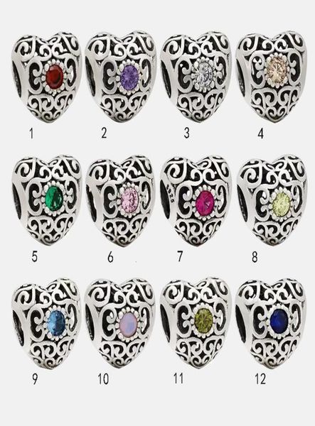 fine jewelry authentic 925 sterling silver bead fit pandora charm bracelets hollow birthstone heart charms safety chain pendant di4453733, Bronze;silver
fine jewelry authentic 925 sterling silver bead fit pandora charm bracelets hollow birthstone heart charms safety chain pendant di4453733, Bronze;silver