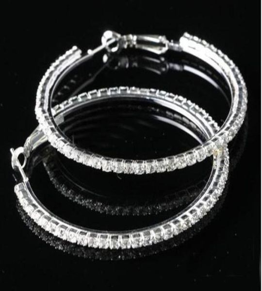 big circle ladys hoop earrings with crystal rhinestone dangle earring 50mm 15 pair6952026, Golden;silver
big circle ladys hoop earrings with crystal rhinestone dangle earring 50mm 15 pair6952026, Golden;silver