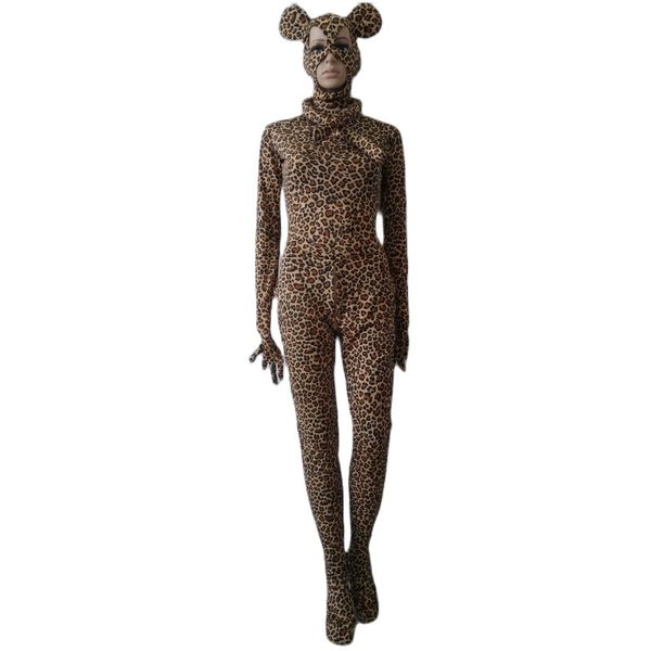 halloween cosplay costume anime animal leopard pattern tights jumpsuit bodysuit fancy zentai suits back 3-ways zipper with can removable tai, Black
halloween cosplay costume anime animal leopard pattern tights jumpsuit bodysuit fancy zentai suits back 3-ways zipper with can removable tai, Black