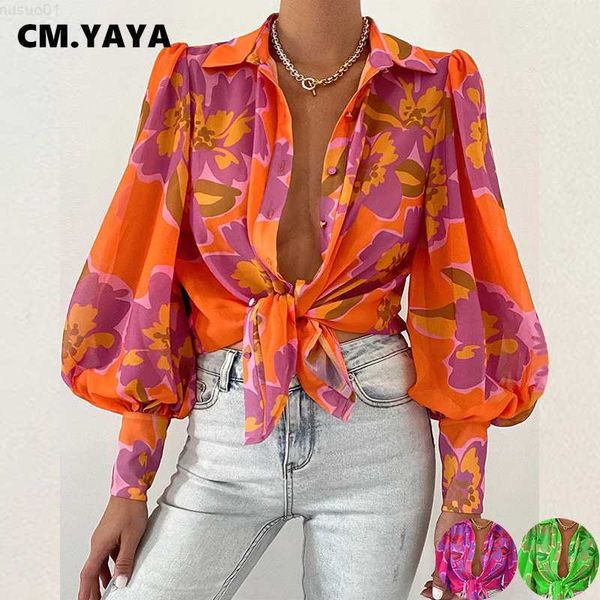 women's blouses shirts cm.yaya vintage women floral lantern long sleeve single breasted turn-down collar ins shirt blouses 2023 new l23, White
women's blouses shirts cm.yaya vintage women floral lantern long sleeve single breasted turn-down collar ins shirt blouses 2023 new l23, White
