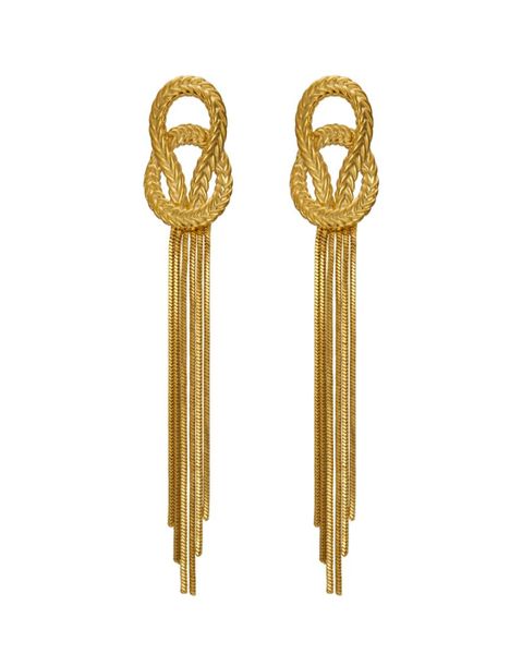 vintage women earring metal knot chain stud earrings for women punk jewelry gold chain tassel earring pendant gothic brincos femme2158943, Golden;silver
vintage women earring metal knot chain stud earrings for women punk jewelry gold chain tassel earring pendant gothic brincos femme2158943, Golden;silver