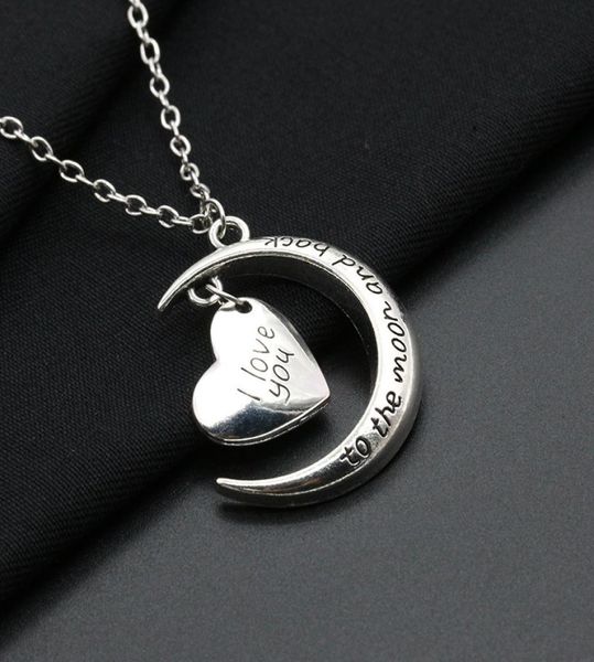 2017 i love you to the moon and back necklace heartshaped moon 20pcslot lobster clasp pendant necklaces with opp packaging1270805, Silver
2017 i love you to the moon and back necklace heartshaped moon 20pcslot lobster clasp pendant necklaces with opp packaging1270805, Silver