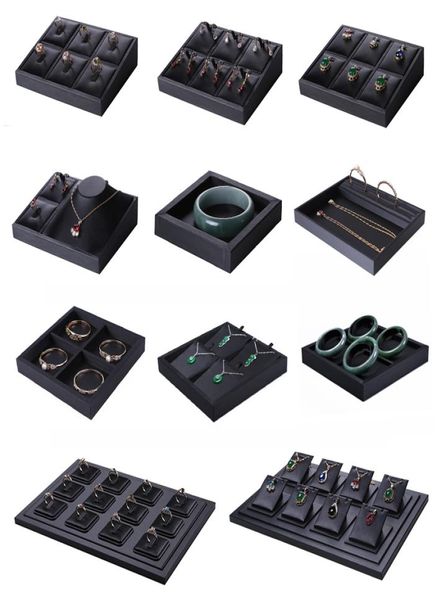 superior black pu leather ring jewelry display tray insert charm pendant earring accessories bracelet storage stand holder shelf m4110939
superior black pu leather ring jewelry display tray insert charm pendant earring accessories bracelet storage stand holder shelf m4110939