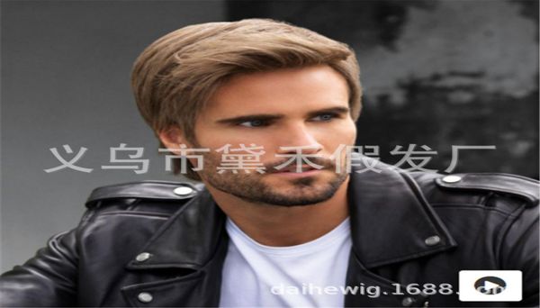 european and american mens wig selling foreign trade mens hair handsome short hair realistic flip aircraft head short straight8139067, Black
european and american mens wig selling foreign trade mens hair handsome short hair realistic flip aircraft head short straight8139067, Black