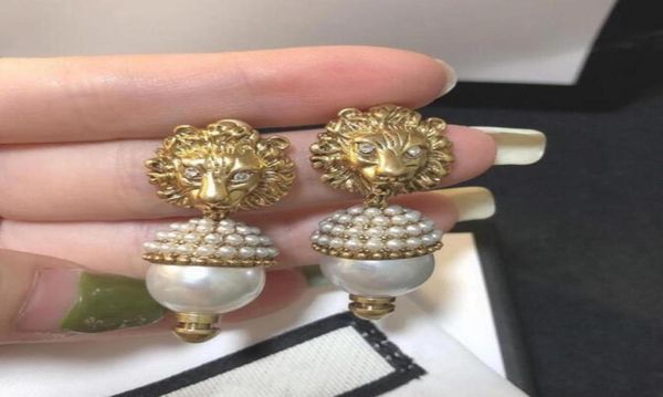 2023women vintage earrings pearl diamond lion head charm pendant dangle earring copper eardrop for female lady luxury7788994, Silver
2023women vintage earrings pearl diamond lion head charm pendant dangle earring copper eardrop for female lady luxury7788994, Silver