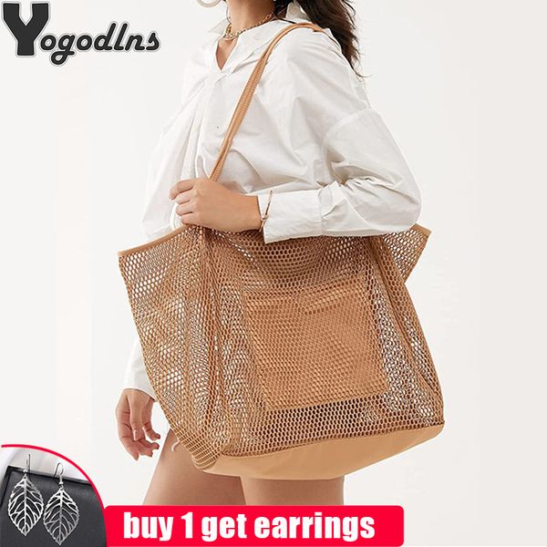 evening bag large capacity mesh beach travel shoulder bag casual shopper childrens toy storage ladies handbag net 230711
evening bag large capacity mesh beach travel shoulder bag casual shopper childrens toy storage ladies handbag net 230711