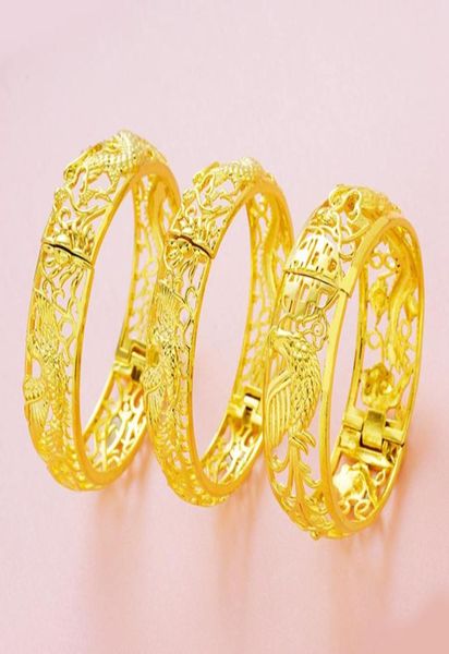 dragon phoenix bangle bracelet for women lady wedding party daily 18k yellow gold filled dubai fashion jewelry gift 14mm16mm20mm3084266, Black
dragon phoenix bangle bracelet for women lady wedding party daily 18k yellow gold filled dubai fashion jewelry gift 14mm16mm20mm3084266, Black