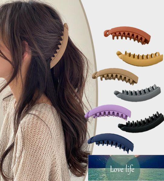 1pc frosted banana hair clip clamp korean hairpin ponytail holder hair claw clips women headwear hair accessories factory ex4279710, Golden;silver
1pc frosted banana hair clip clamp korean hairpin ponytail holder hair claw clips women headwear hair accessories factory ex4279710, Golden;silver