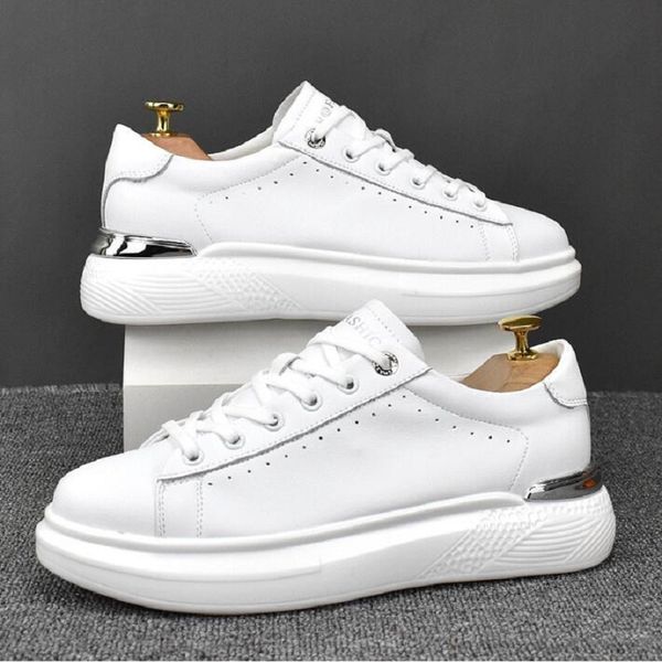 new design mens leisure breathable original leather shoes lace up flats platform shoe street style trend snekaers zapatos hombre 1aa13, Black
new design mens leisure breathable original leather shoes lace up flats platform shoe street style trend snekaers zapatos hombre 1aa13, Black