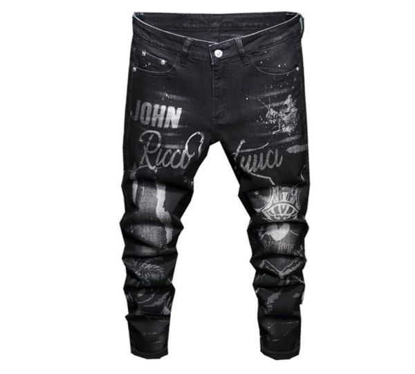 designer washed printed jeans for men 2020 streetwear letter black jeans pants gothic punk stretchable hip hop dance trousers x0626904228, Blue
designer washed printed jeans for men 2020 streetwear letter black jeans pants gothic punk stretchable hip hop dance trousers x0626904228, Blue