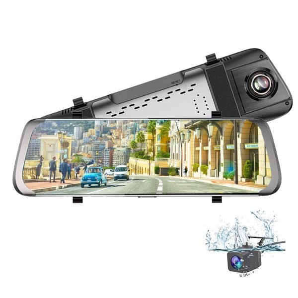 10" full screen stream media car dvr rear view mirror auto registrar camera dual lens front and rear 1080p 170° + 140° fov super night
10" full screen stream media car dvr rear view mirror auto registrar camera dual lens front and rear 1080p 170° + 140° fov super night