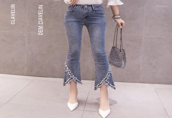 women039s jeans plus size flare for women beaded tassel high waist elastic slim denim pants ankle length femme trousers boyfrie7024843, Blue
women039s jeans plus size flare for women beaded tassel high waist elastic slim denim pants ankle length femme trousers boyfrie7024843, Blue