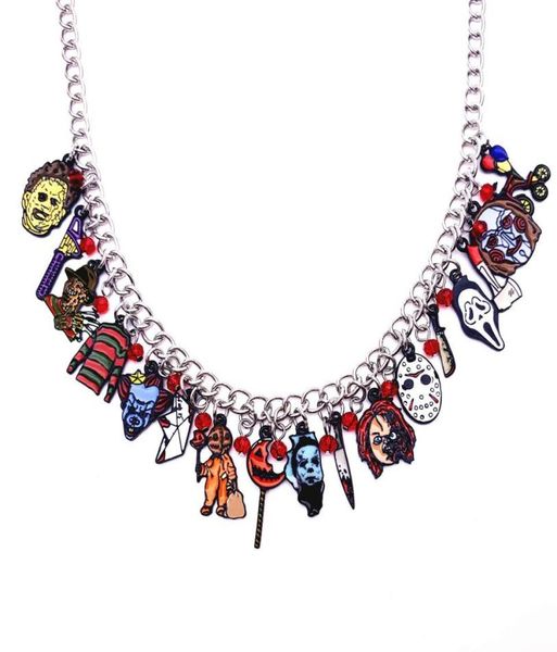 pendant necklaces l jason voorhees freddy krueger halloween michael myers horror charm necklace gifts for girl woman sier d amajew5567852, Silver
pendant necklaces l jason voorhees freddy krueger halloween michael myers horror charm necklace gifts for girl woman sier d amajew5567852, Silver