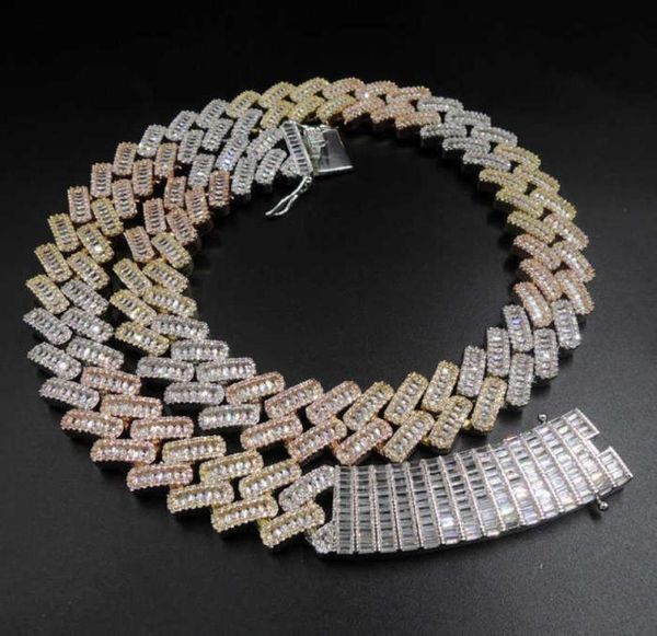 19mm mens iced out 14k gold brass aaa cz diamond hip hop cuban link chain necklace4435842, Silver
19mm mens iced out 14k gold brass aaa cz diamond hip hop cuban link chain necklace4435842, Silver