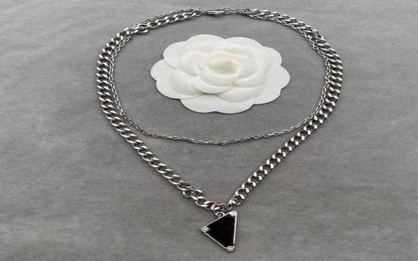 2021 luxury designer jewelry double necklace gift personalized pendant black white triangle letter womens mens hip hop punk street6471739, Silver
2021 luxury designer jewelry double necklace gift personalized pendant black white triangle letter womens mens hip hop punk street6471739, Silver