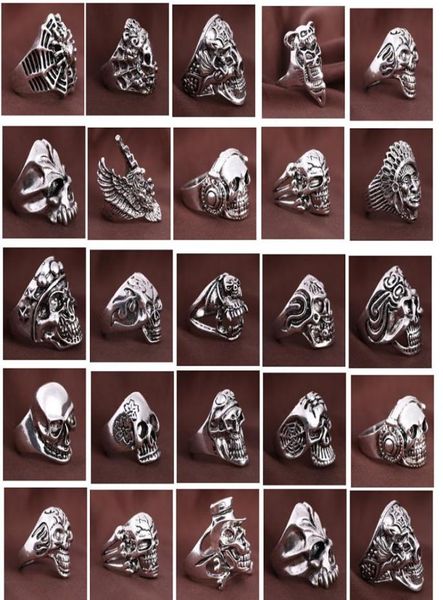 brand new 100pcs mixed different styles men039s large sizes skull skeleton punk metal alloy jewelry rings whole lot5233101, Silver
brand new 100pcs mixed different styles men039s large sizes skull skeleton punk metal alloy jewelry rings whole lot5233101, Silver