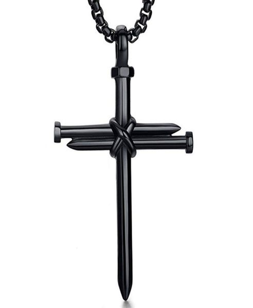 titanium steel nail cross prayer mens necklace pendant punk style personality male necklaces jewelry gift 4 colors1136250, Silver
titanium steel nail cross prayer mens necklace pendant punk style personality male necklaces jewelry gift 4 colors1136250, Silver