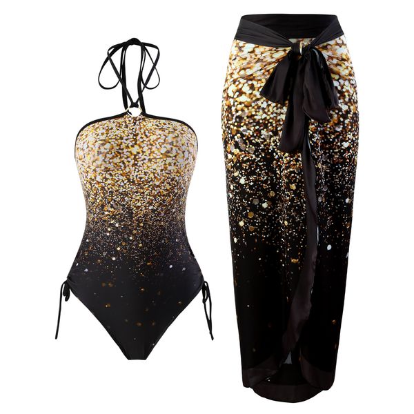 europe and the united states new one-piece bathing suit for women skinny retro binding sunblock black dress two-piece bathing suit, White;black
europe and the united states new one-piece bathing suit for women skinny retro binding sunblock black dress two-piece bathing suit, White;black