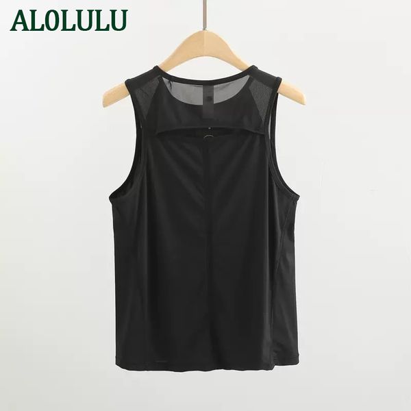 al0lulu yoga clothing vest female quick-drying sports running fitness sleeveless outerwear mesh t-shirt loose blouse
al0lulu yoga clothing vest female quick-drying sports running fitness sleeveless outerwear mesh t-shirt loose blouse